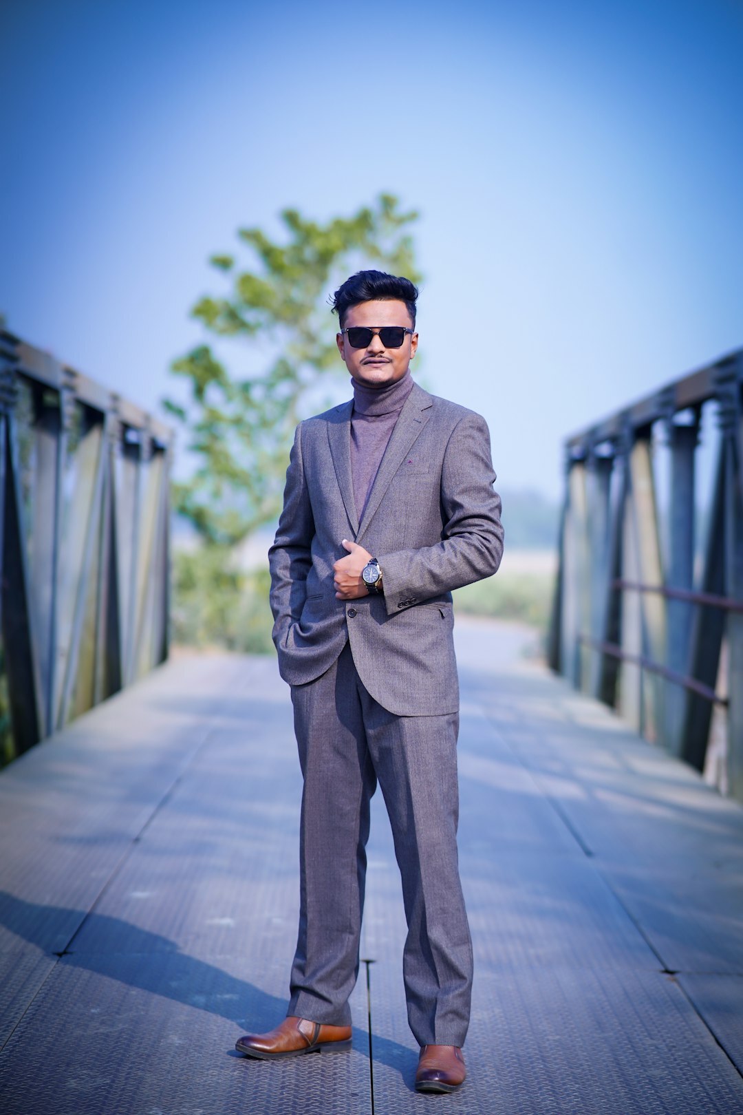 Studio portrait of a European businessman in his 40s