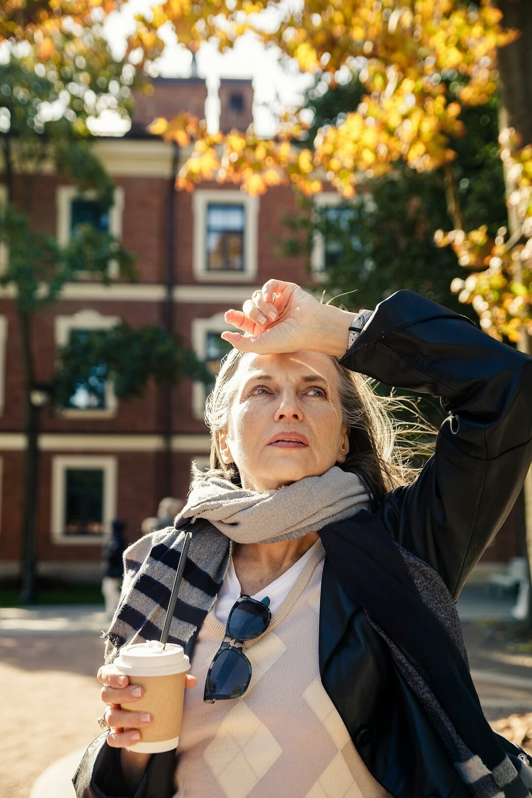 Studio portrait of a European businesswoman in her 50s