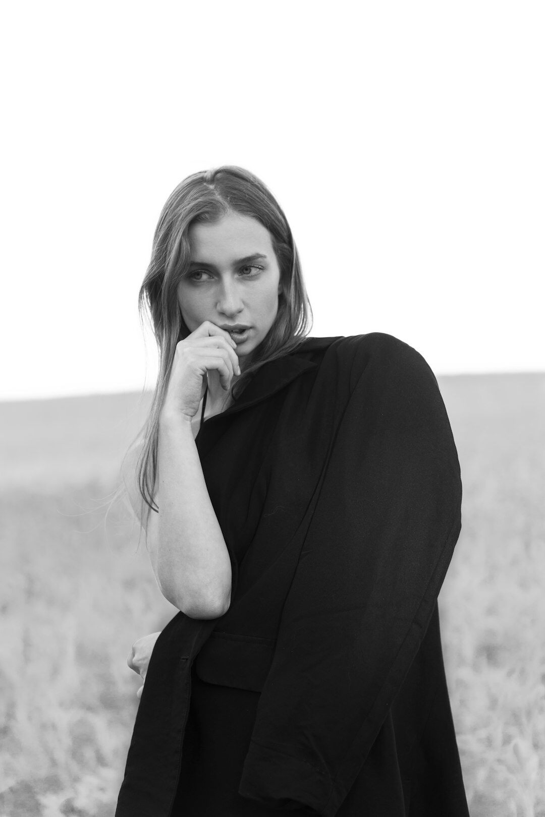 Studio portrait of a European businesswoman in her 40s